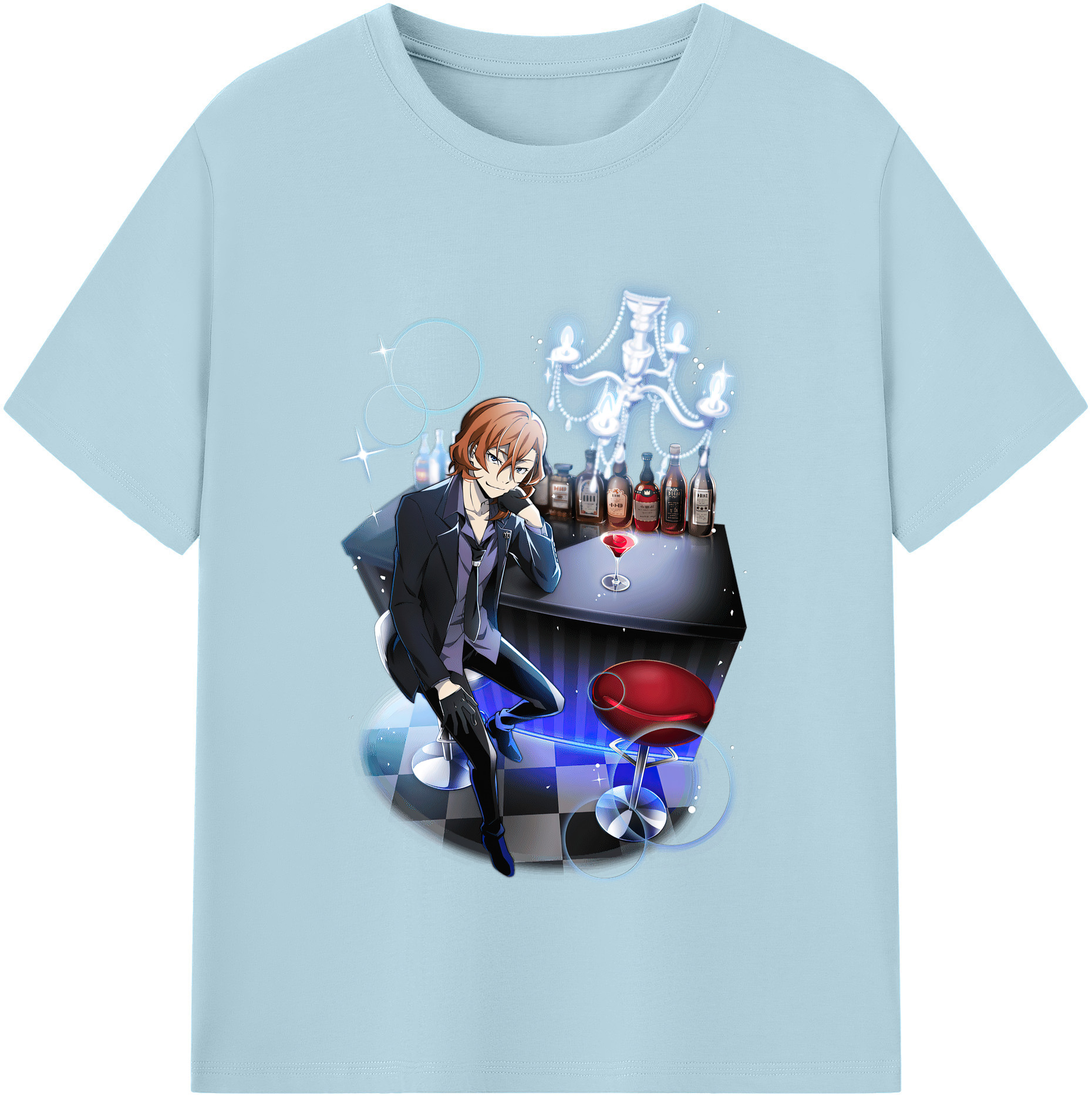 （画像用） 文豪ストレイドッグス Bungo Stray Dogs 綿100％半袖Tシャツ（フロントプリント）